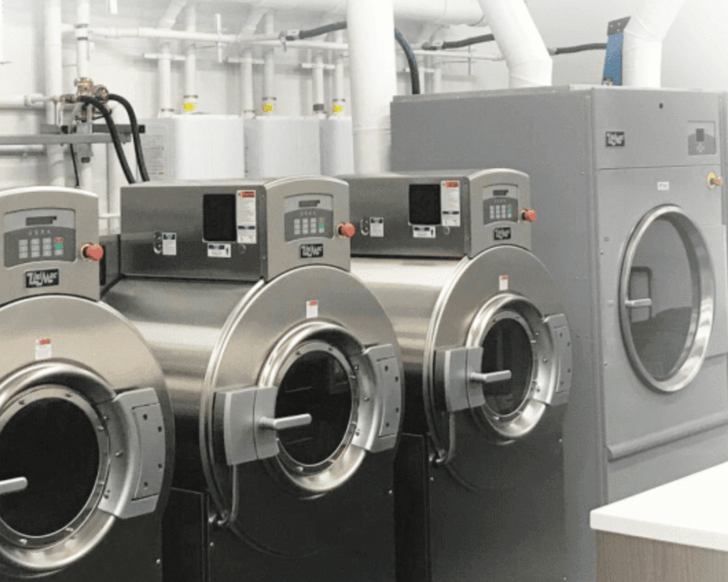 efficient commercial laundry layout