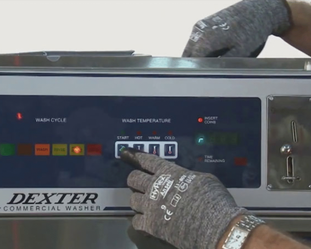 how to maintain commercial washing machines