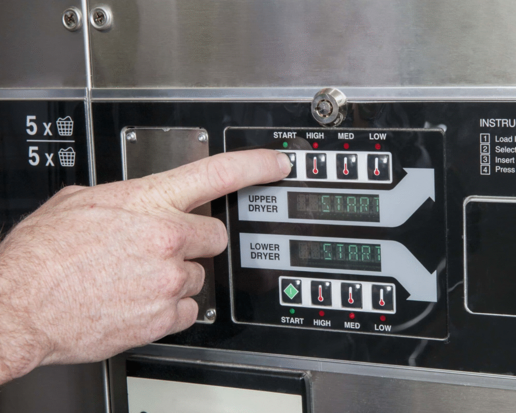 commercial dryer not working