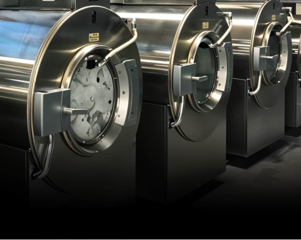 Heavy-duty commercial washers used in correctional facility laundry operations in North Augusta