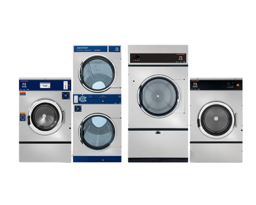 Selection of Dexter commercial laundry machines designed for high-performance use in Bessemer.