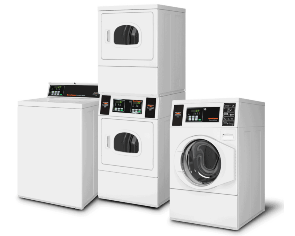 Speed Queen coin-operated laundry machines for Homewood properties.