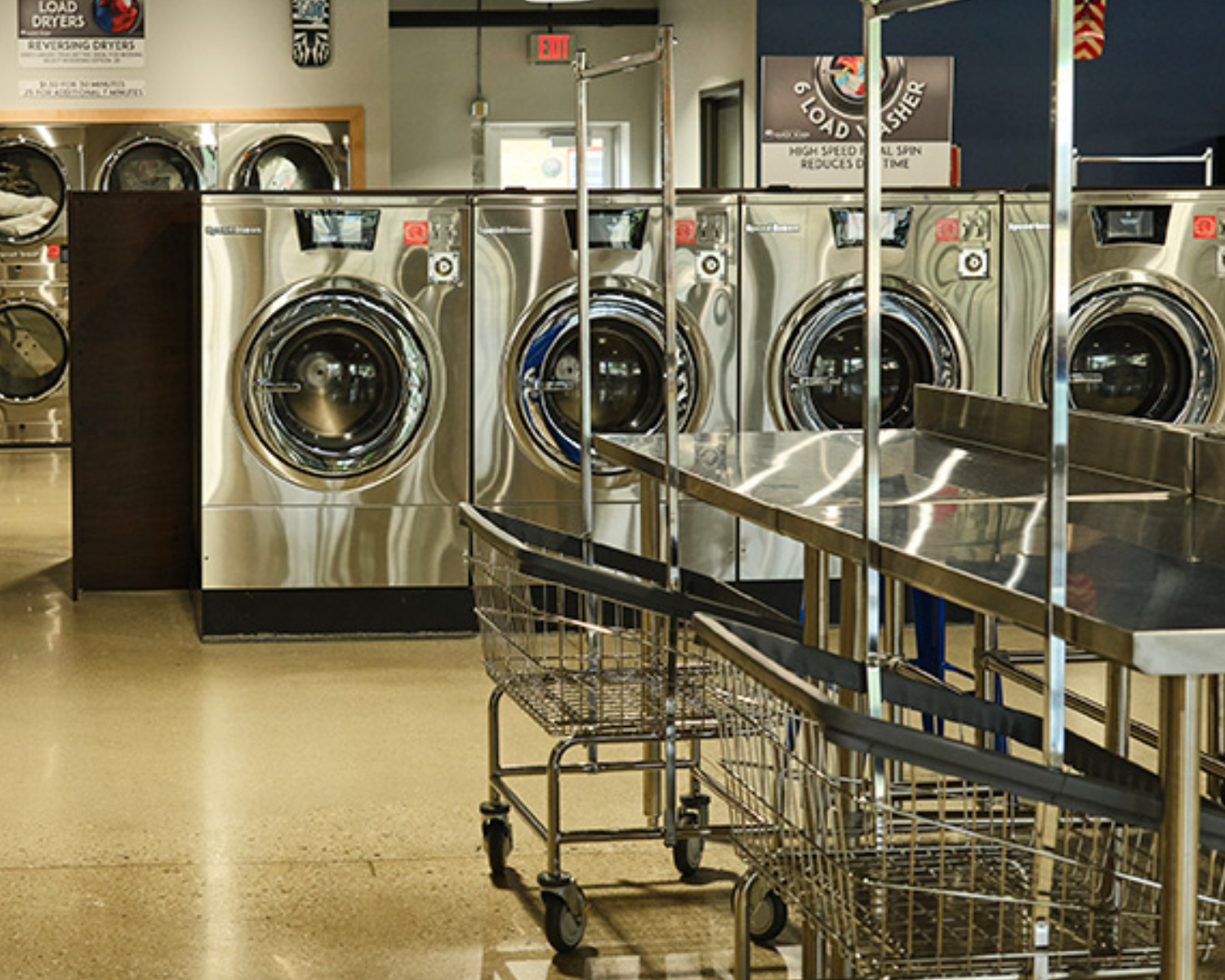 Commercial washer and dryer setup for Murfreesboro businesses and laundromats