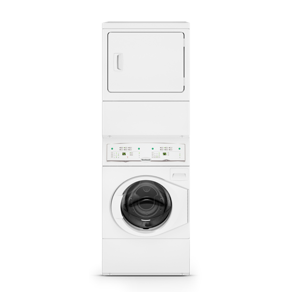OPL Front Control Stacked Washer Dryer – Light Commercial by Huebcsh