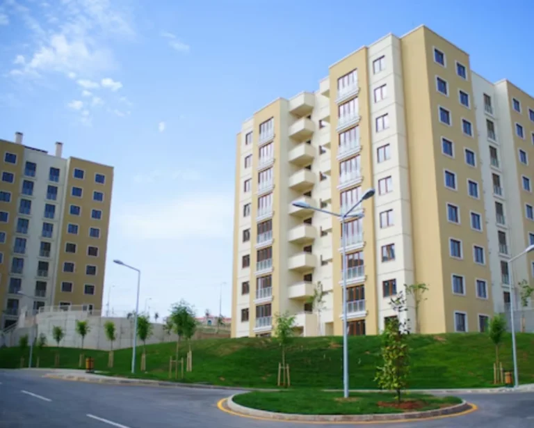 Exterior view of a modern condominium community with multiple residential buildings in North Augusta, South Carolina.