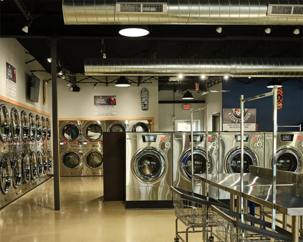 Commercial Card and Coin Operated Washer and Dryer