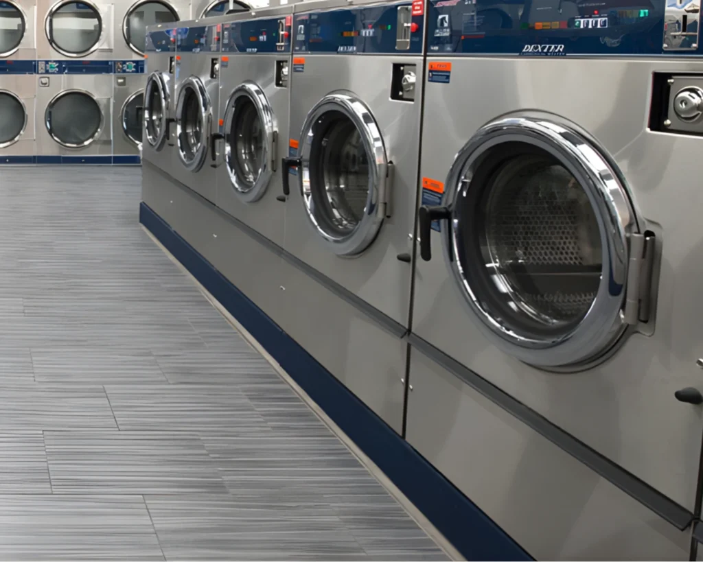 leasing laundry equipment helps modern laundromat washers