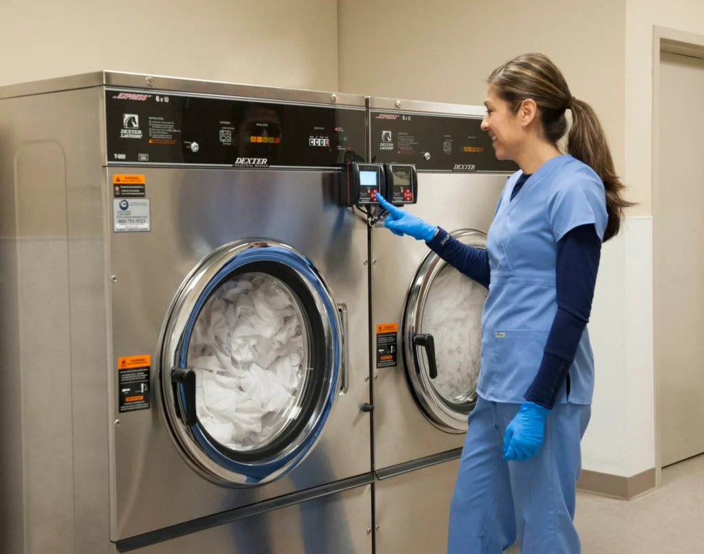 commercial laundry equipment brand for OPL