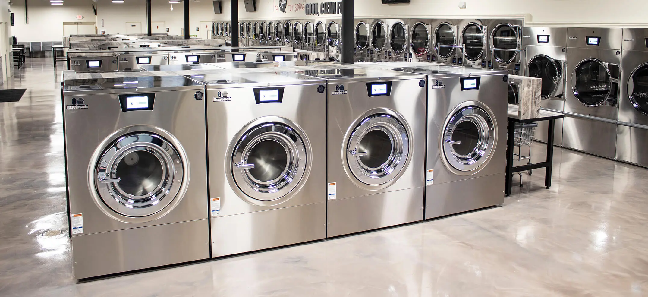 On-premise commercial laundry equipment for hospitality or healthcare in Florida