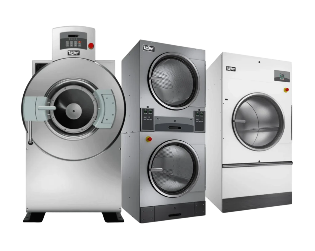 UniMac® washer and dryer equipment shown for Southeastern Laundry commercial laundry equipment in Texas.