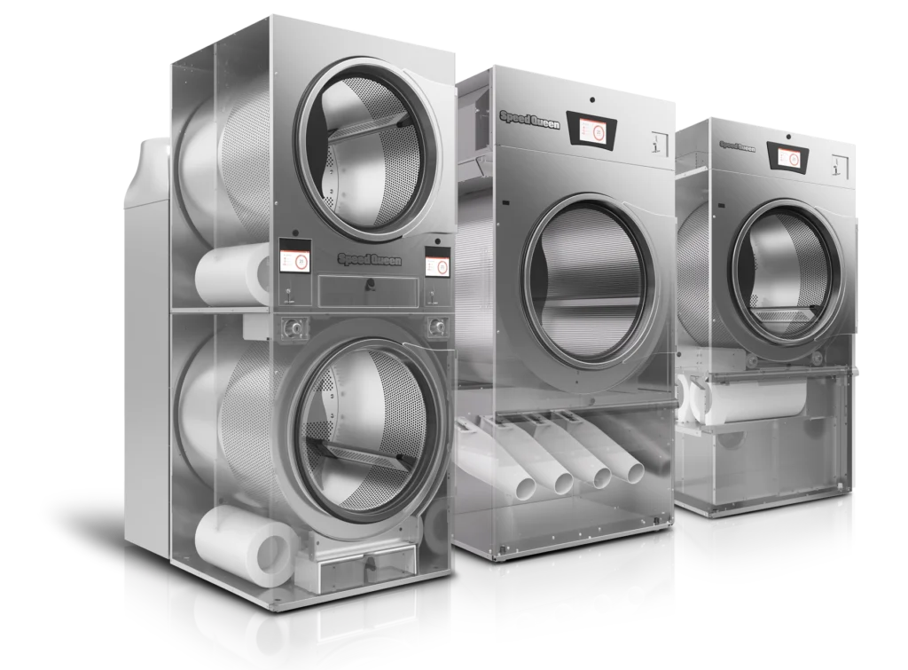 Speed Queen on premises laundry equipment PRO Capture Technology