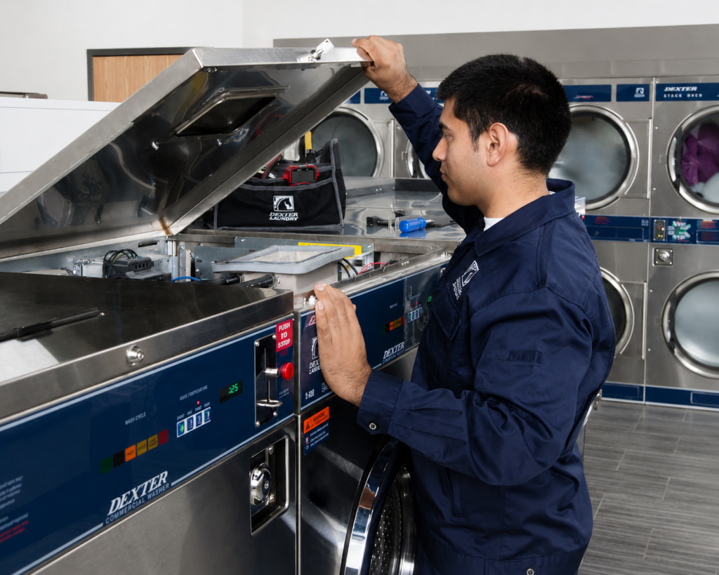 scheduled maintenance laundry services