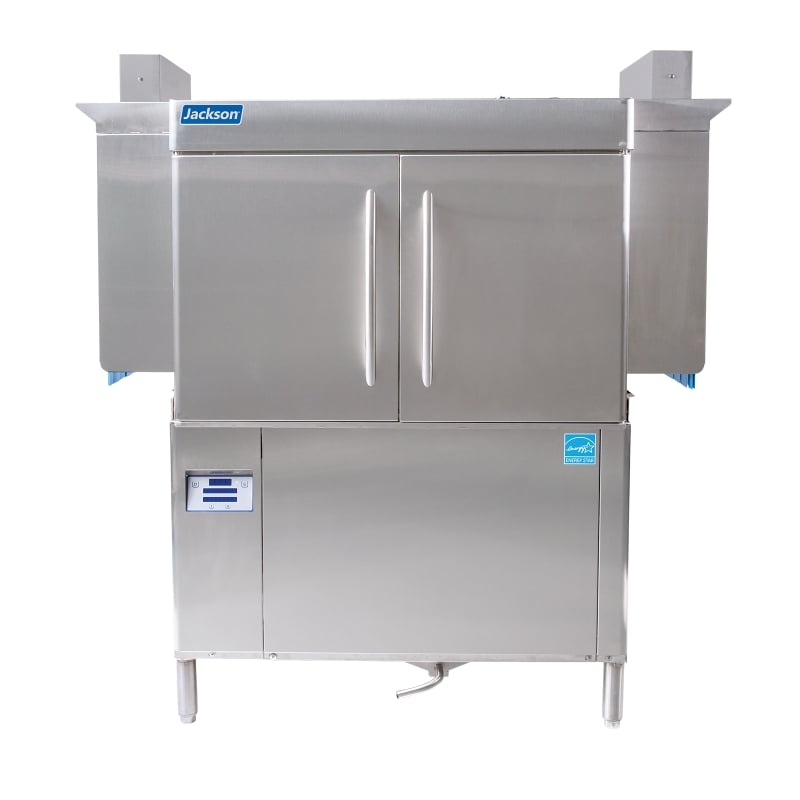 Jackson conveyor dishwasher for high-volume dish rooms from Southeastern Laundry