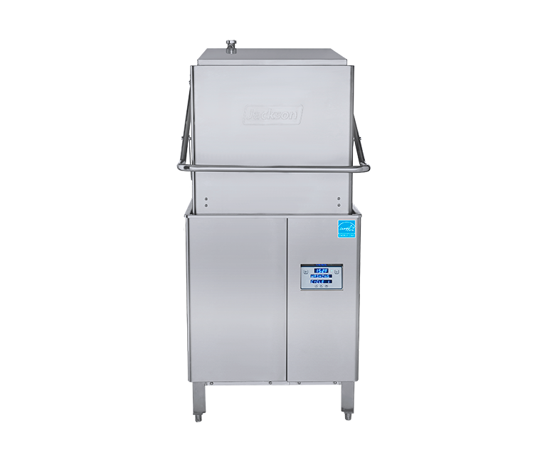 Jackson high temperature door type dishwasher from Southeastern Laundry for restaurant bar and casino dishwashing